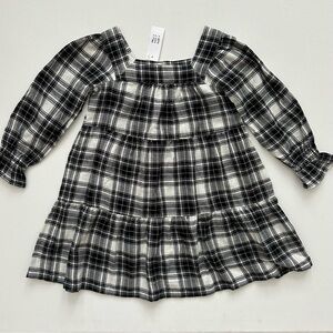 Gap Kids Long Sleeve Plaid Dress Size XS (4/5) Little Girls